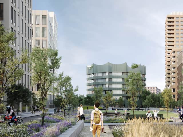 Rendered image from Hagastaden