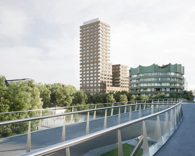 Vision image of the area and properties.